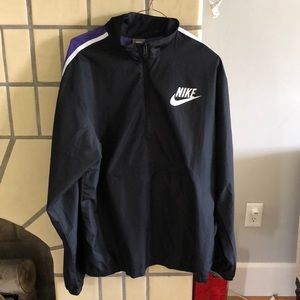Running Nike raincoat